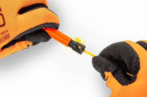 Ceruza, automata toll hegyezővel és 12db pótheggyel