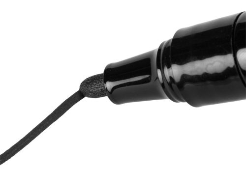 4db jelölőfilc, lakkfilc, vízálló festékkel, alu festéktartály házzal, fekete, vastag hegyű