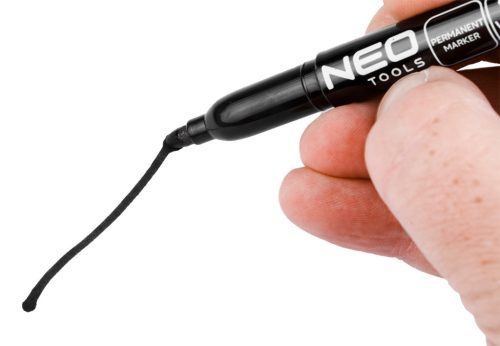 Jelölőfilc, vízálló olajalapú festékkel, fekete, normál hegyű, Rendelési egység: 30db