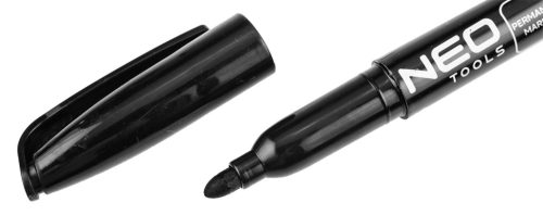 Jelölőfilc, vízálló olajalapú festékkel, fekete, normál hegyű, Rendelési egység: 30db