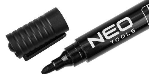 Jelölőfilc, vízálló olajalapú festékkel, fekete, vastag hegyű, Rendelési egység: 20db