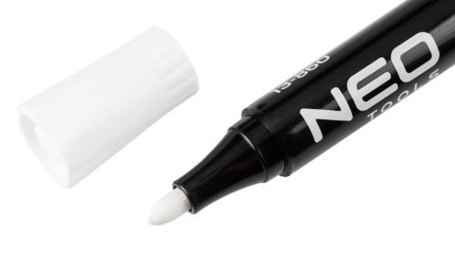 Jelölőfilc, vízálló olajalapú festékkel, fehér, normál hegyű, Rendelési egység: 12db