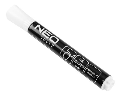 Jelölőfilc, vízálló olajalapú festékkel, fehér, normál hegyű, Rendelési egység: 12db