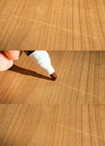 Bútorjavító filc készlet, 5 db-os