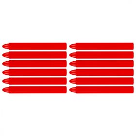 Jelölőkréta készlet, 12db, piros