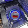 13016 Autós gyorstöltő 07AC+ - 48W - Quick Charge 3.0 - 12-24V LED Ambiance