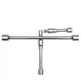 Kerékkulcs, keresztkulcs, összehajtható, 17, 19, 21, 23mm