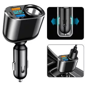   13184 Prémium QC3USB  autós töltő 3 USB porttal + szivargyújtó