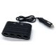 13290 Szivargyújtó elosztó 4-es + 2 USB aljzat + 1 Type-C 12/24V - MAX 120W
