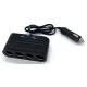 13290 Szivargyújtó elosztó 4-es + 2 USB aljzat + 1 Type-C 12/24V - MAX 120W 