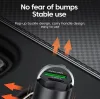  Autós gyorstöltő + 3in1 gyorstöltő kábel - 2 portos MAX 100W-os autós gyorstöltő adapter - 12/24V – USB-A + USB-C (PD/QC)