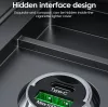  Autós gyorstöltő + 3in1 gyorstöltő kábel - 2 portos MAX 100W-os autós gyorstöltő adapter - 12/24V – USB-A + USB-C (PD/QC)