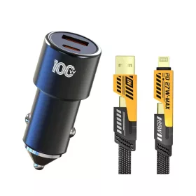 100W-os Gyors töltő USB/USB-C + 65W-os 4 az töltő különböző töltőfejekkel - 5A 12-24V