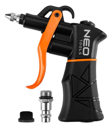 Pneumatikus lefúvópisztoly, nagy teljesítményű, cserélhető fejekkel