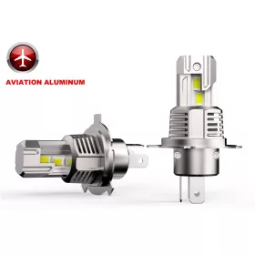   AL-H4 LED Autós Fényszóró - 12V - 40W - 4000lm - CANBUS párban Plug & Play IP68 REF:Pilot 57700 12V Halo Led Cyber Series