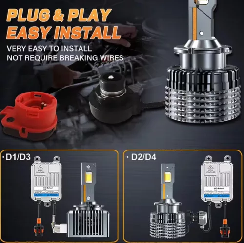  D2S Fényszóró LED szett - 12V 35W 6000K - CANBUS - Plug & Play - párban