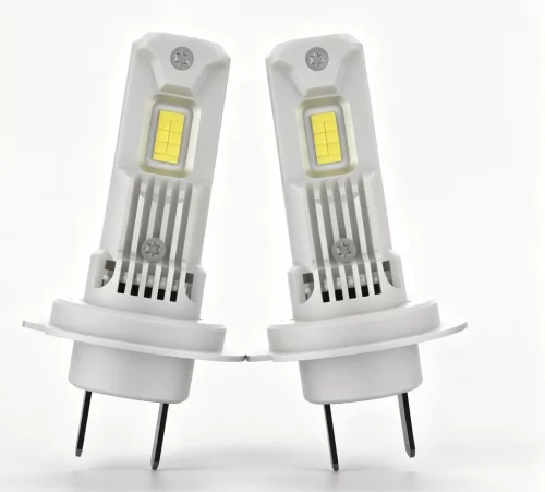 AL-H7PRO LED Autós Fényszóró - E jeles - 12/24V - 60W - 5000lm - CANBUS párban Plug & Play IP68 Halo Led Cyber Series