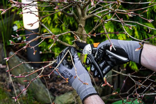 Metszőolló, áttételes, mellévágó, max.18mm, teflon bevonat, 200mm