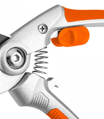 Metszőolló, rávágó, max 20mm, teflon bevonat, alu ház, 210mm