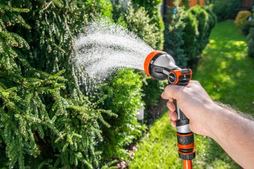 Öntözőpisztoly 5 funkciós, hüvelykujj szabályozás