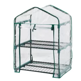 Növényház 69 x 49 x 95 cm, PVC fólia, fémszerkezet