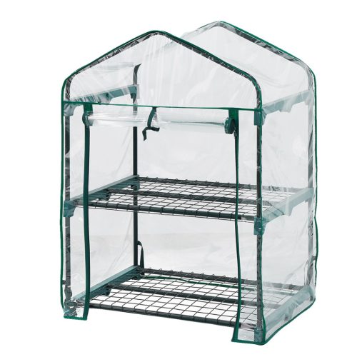 Növényház 69 x 49 x 95 cm, PVC fólia, fémszerkezet