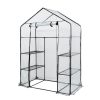 Növényház 143 x 73 x 195 cm, PVC fólia, fémszerkezet