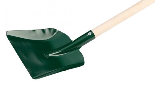 Lapát, egyenes, fa nyél