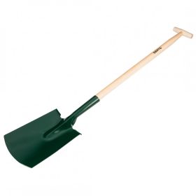 Ásólapát, t markolattal, fa nyéllel, american