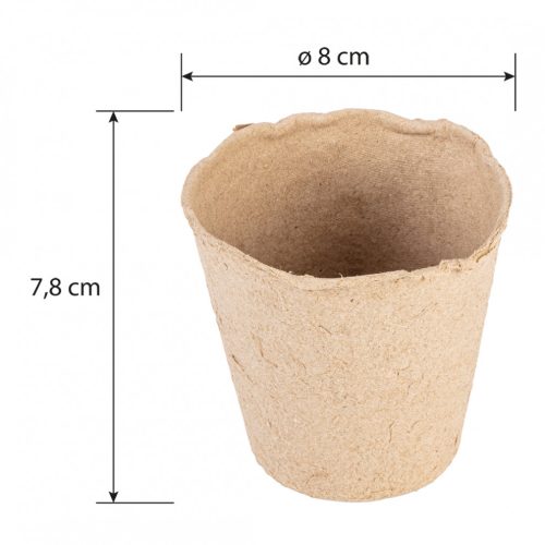 Palántázó doboz, papír, 8x8x7,8cm, 60 db/cs