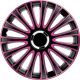 Argo 15" Le Mans Pro Pink & Black Dísztárcsa garnitúra