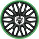 J-Tec 16"  Orden Green R Dísztárcsa garnitúra