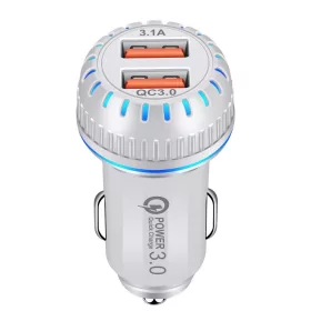 2-es USB gyors töltő 12/24V - 3.1A