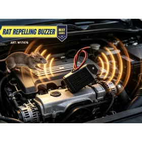 Rágcsáló riasztó 6-12V 85dB 400Hz basic