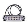 18042 6LED-es stroboszkóp sárga - E jel - 12-24V W13891-1