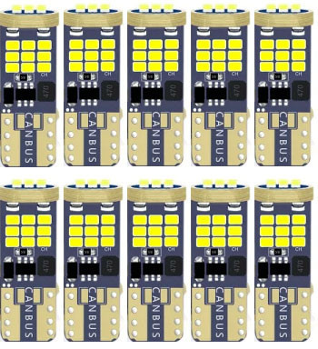 T10-2016-27LED - W5W Helyzetjelző - CANBUS - 12/24V - 10DB-os