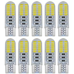  SMD-T10-3024SMD 10db-os SZILIKON - fehér - 12V CANBUS