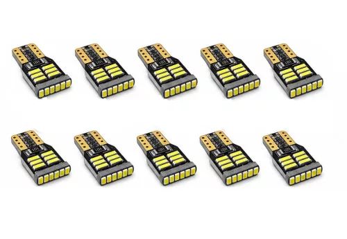  T10-3018SMD 10db-os helyzetjelző - fehér - 12V CANBUS