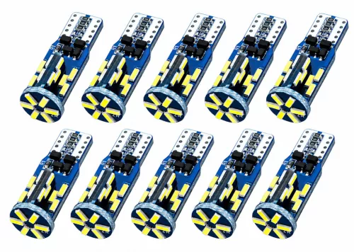  SMD-T10-4014-30 T10-4014-30SMD   - 10db-os T10 helyzetjelző CANBUS - 12V-24V