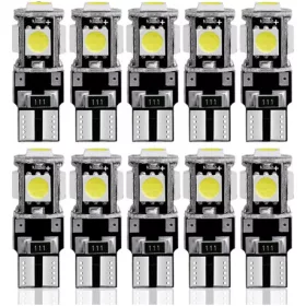  SMD-T10-5SMD - 10db-os helyzetjelző CANBUS  - 12V