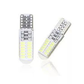 SMD-T10-3024SMD-2  2db-os SZILIKON - fehér - 12V CANBUS