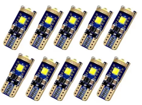  SMD-T10-3535-3SMD - T10/W5W Helyzetjelző - CANBUS - 12/24V - 10DB-os