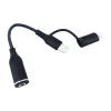 2 az 1-ben USB-C – Lightning adapter, 3,5 mm-es AUX jack csatlakozó