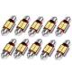  SMD-ROOF-10SMD-31 - 10db-os 31MM Szofita Led 12V hűtőbordás CANBUS