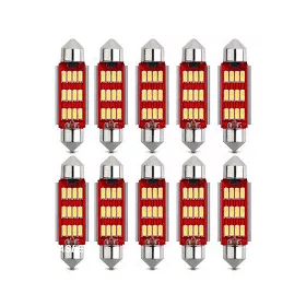    SMD-ROOF-10SMD-41 - 10db-os 41MM Szofita Led 12V hűtőbordás CANBUS