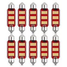  SMD-ROOF-10SMD-41 - 10db-os 41MM Szofita Led 12V hűtőbordás CANBUS