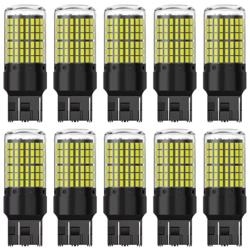 22018 7443-144SMD T20 W21/5W - fehér - 12-48V CANBUS 10db-os