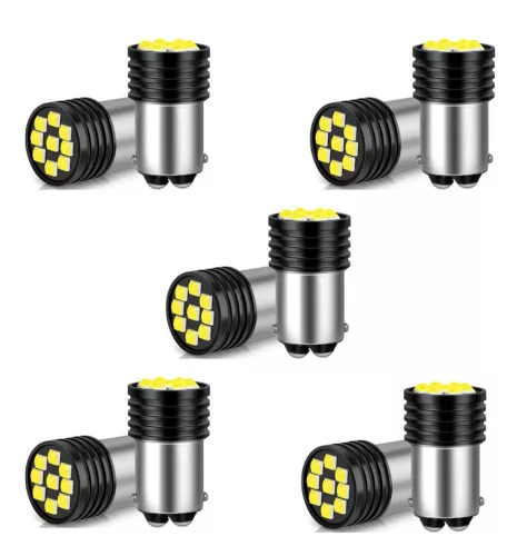 22155 1157-9SMD 10db-os 21W - fehér - 12V