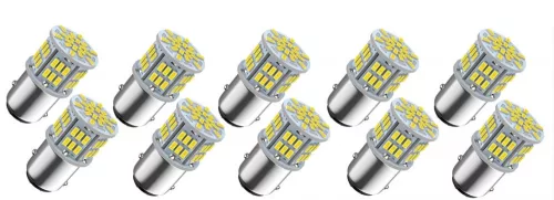  SMD-S25-3054SMD - 10db-os 21/5W 1157-54SMD - fehér - 12V