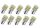 SMD-S25-3054 - 10db-os 21W 1156-54SMD - fehér - 12V